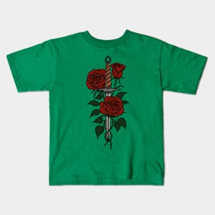 Flower on the Knife Kids T-Shirt